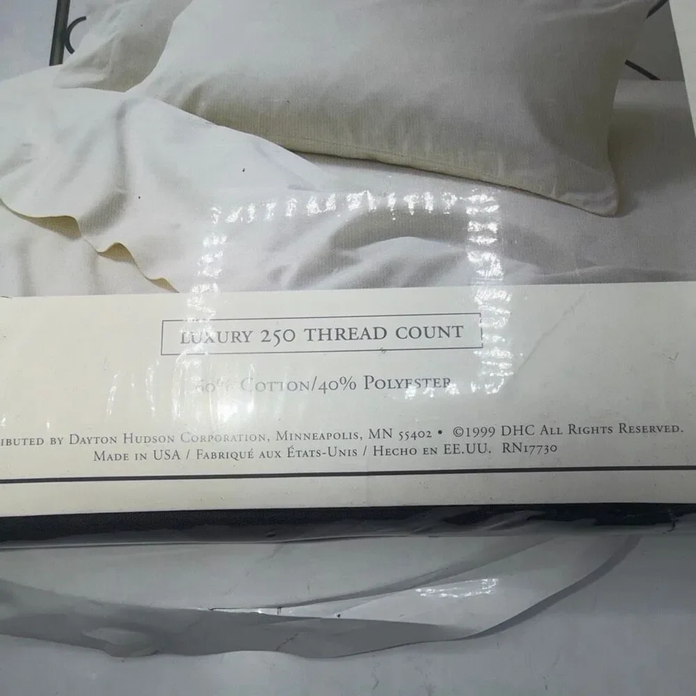 ROYAL LEGACY BY MARTEX Luxury 250 Thread Count Charcoal Flat Full Size Sheet-NEW